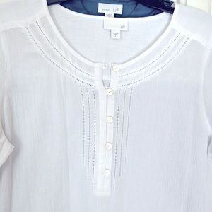 J Jill womens size S lightweight fabric white